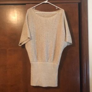 ✨Gold sequence✨sweater/sweater dress